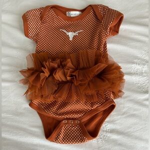 Texas longhorn onesie